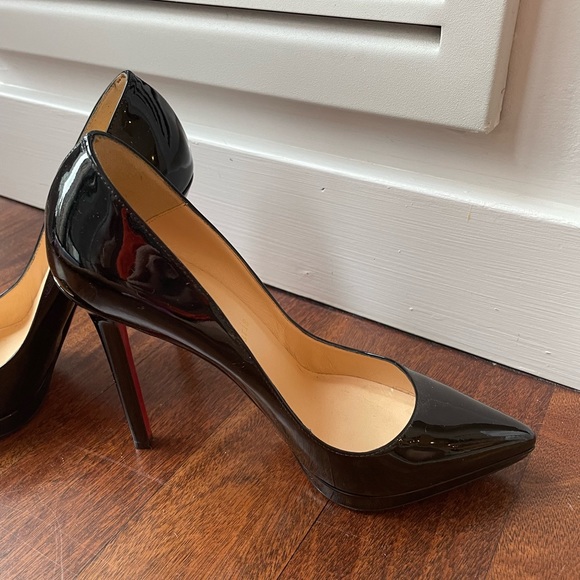 Christian Louboutin Pigalle Plato 120 mm Size 38. Sole protection added. - Picture 3 of 8